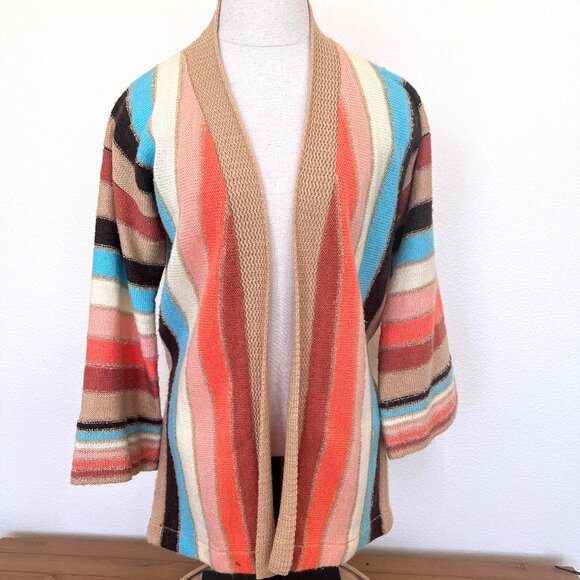 70's Cardigan Striped - Size 34 - Medium - Duet Creations - Picture 9 of 11